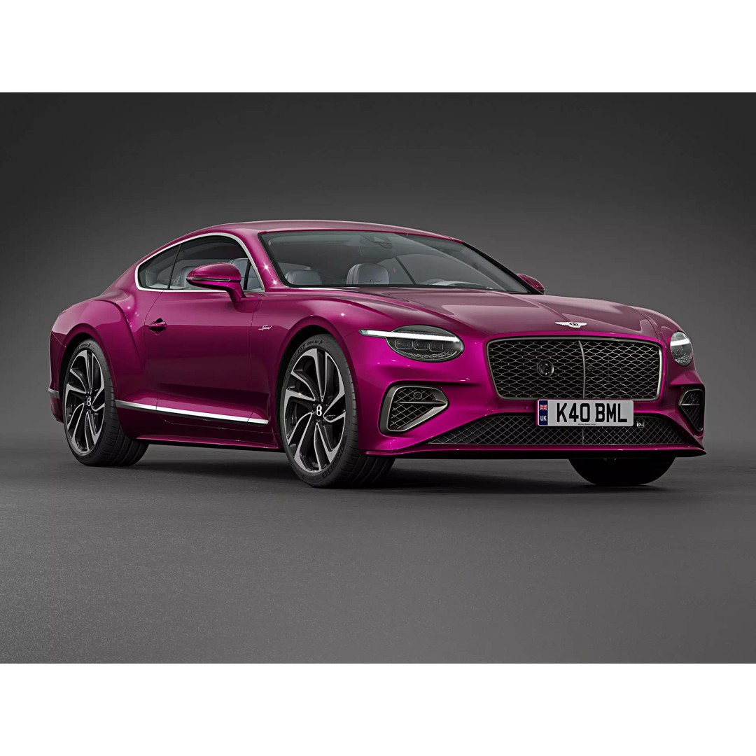 2025 Bentley Continental GT Speed 3D Model – High Poly Game Asset, FBX, OBJ - View 2
