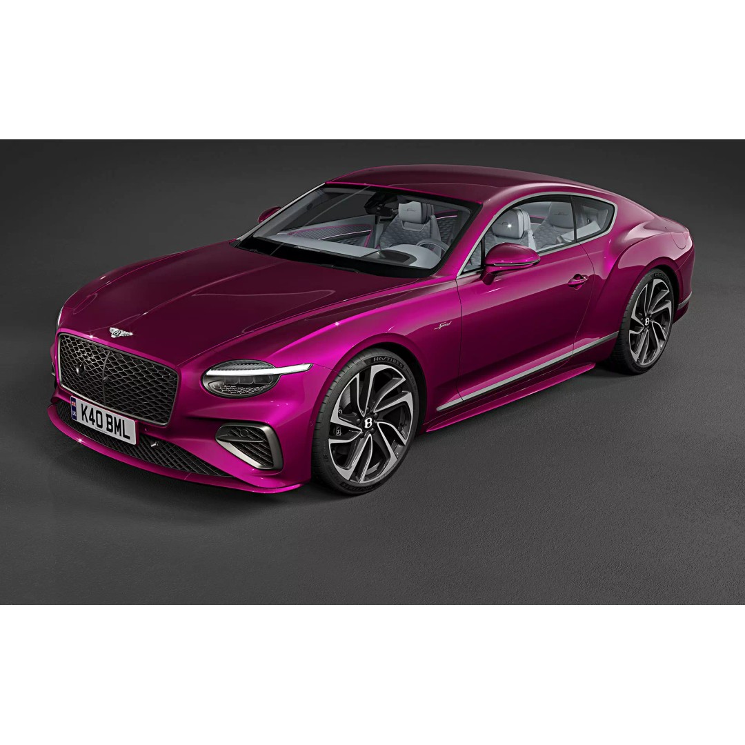 2025 Bentley Continental GT Speed 3D Model – High Poly Game Asset, FBX, OBJ - View 8