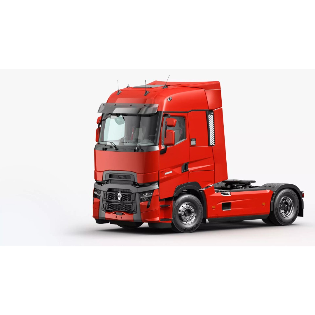 Renault T 2021 3D Model – Realistic Truck Asset with PBR Textures - View 3