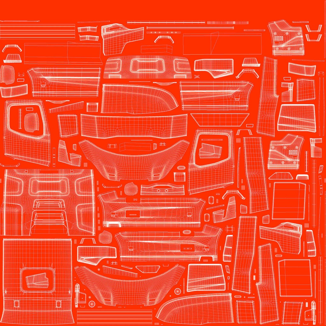 Renault T 2021 3D Model – Realistic Truck Asset with PBR Textures - View 31