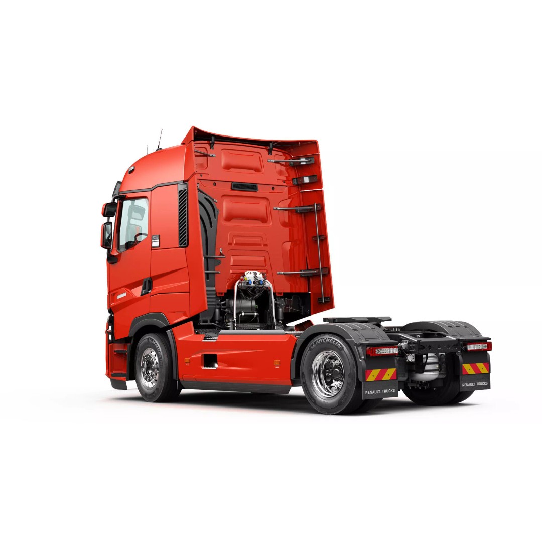 Renault T 2021 3D Model – Realistic Truck Asset with PBR Textures - View 6