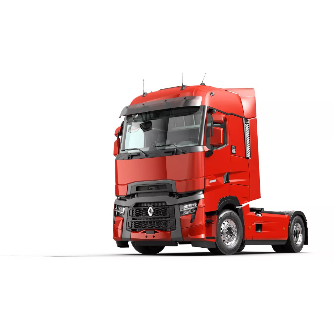 Renault T 2021 3D Model – Realistic Truck Asset with PBR Textures - View 7