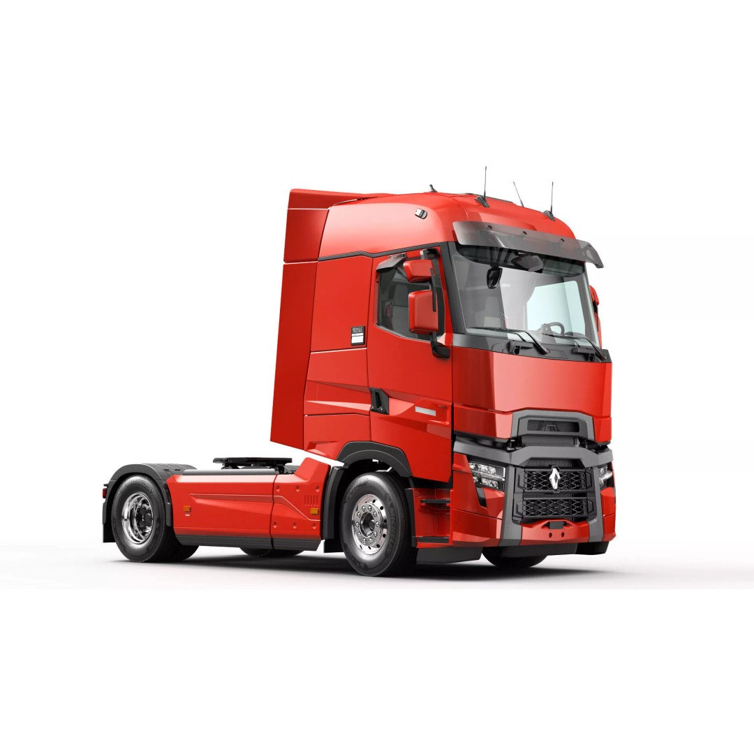 Renault T 2021 3D Model – Realistic Truck Asset with PBR Textures - View 8