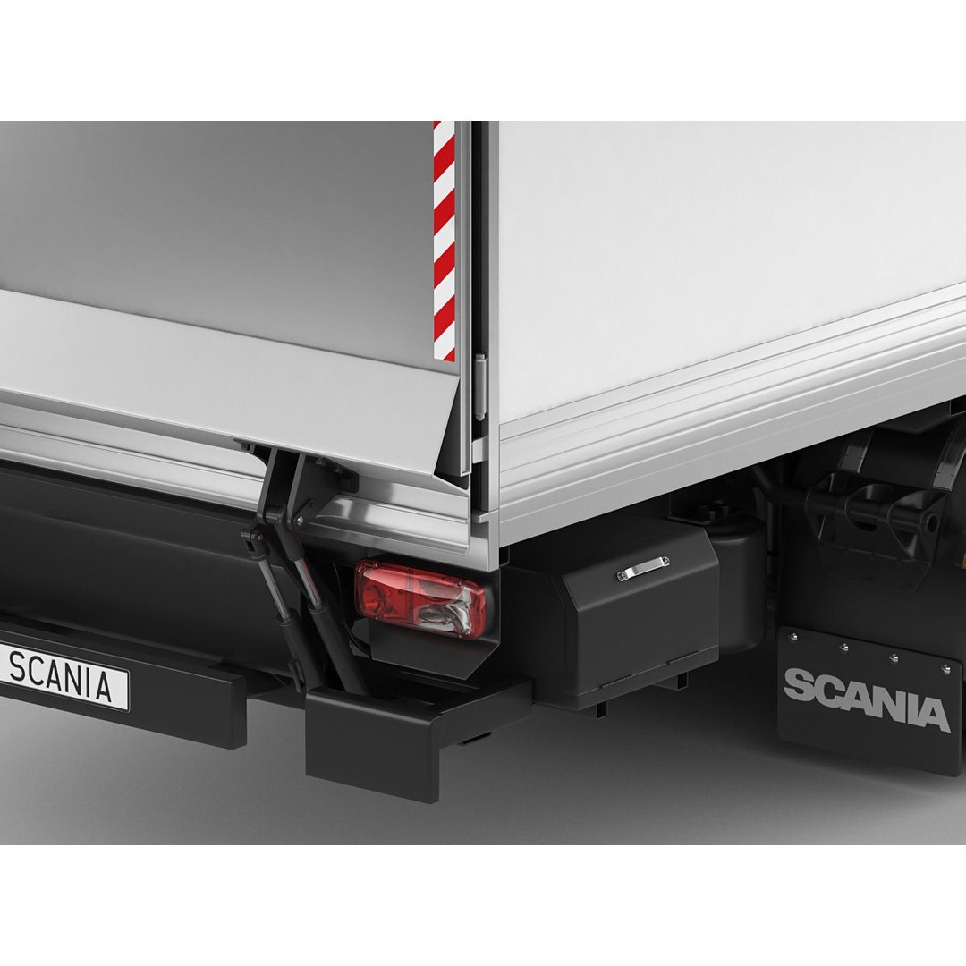 Box Rigid Truck 3D Model – Realistic European Delivery Vehicle, FBX & OBJ - View 10