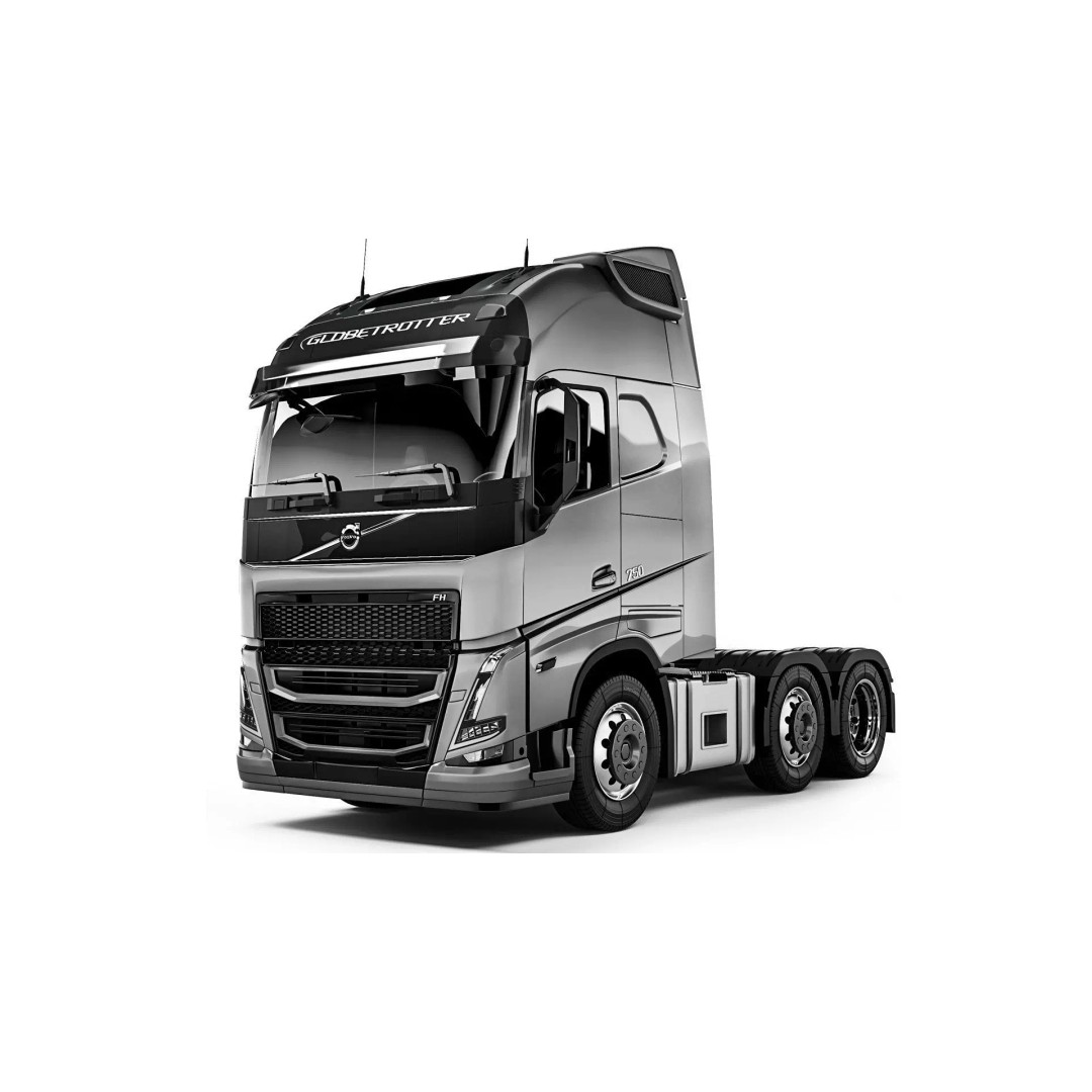 Volvo FH16 3D Model – High Poly Truck with PBR Textures, FBX - View 2
