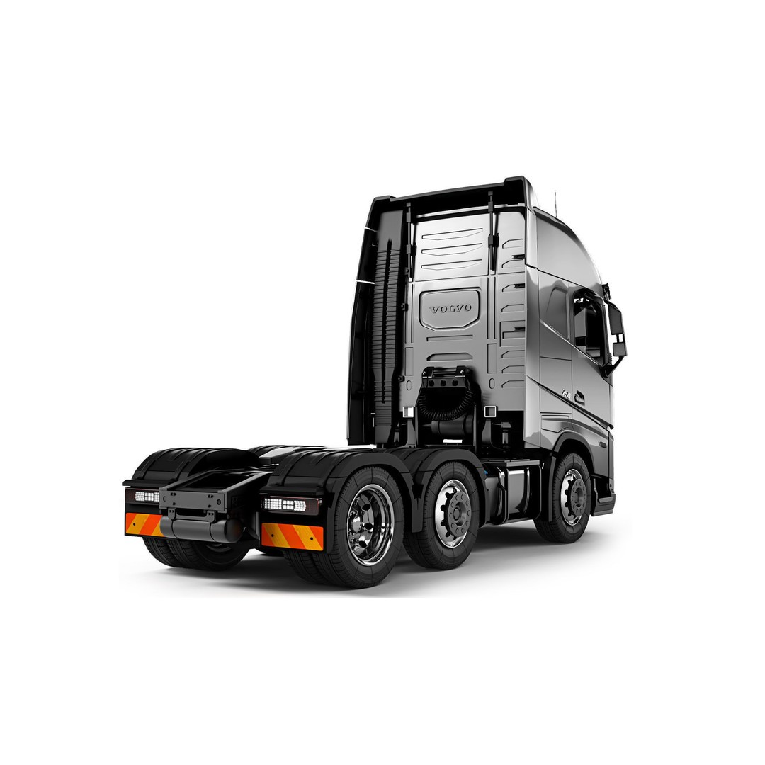 Volvo FH16 3D Model – High Poly Truck with PBR Textures, FBX - View 6