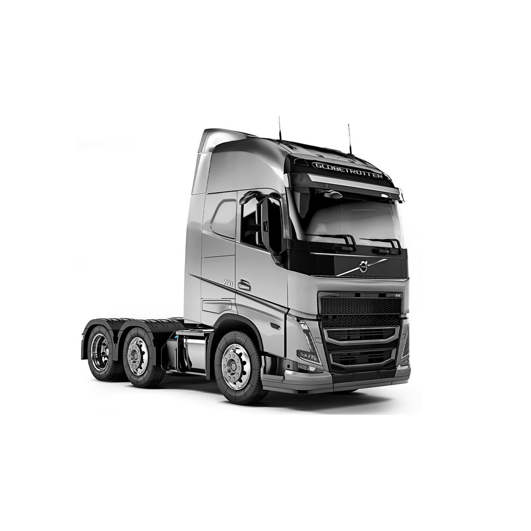 Volvo FH16 3D Model – High Poly Truck with PBR Textures, FBX - View 8