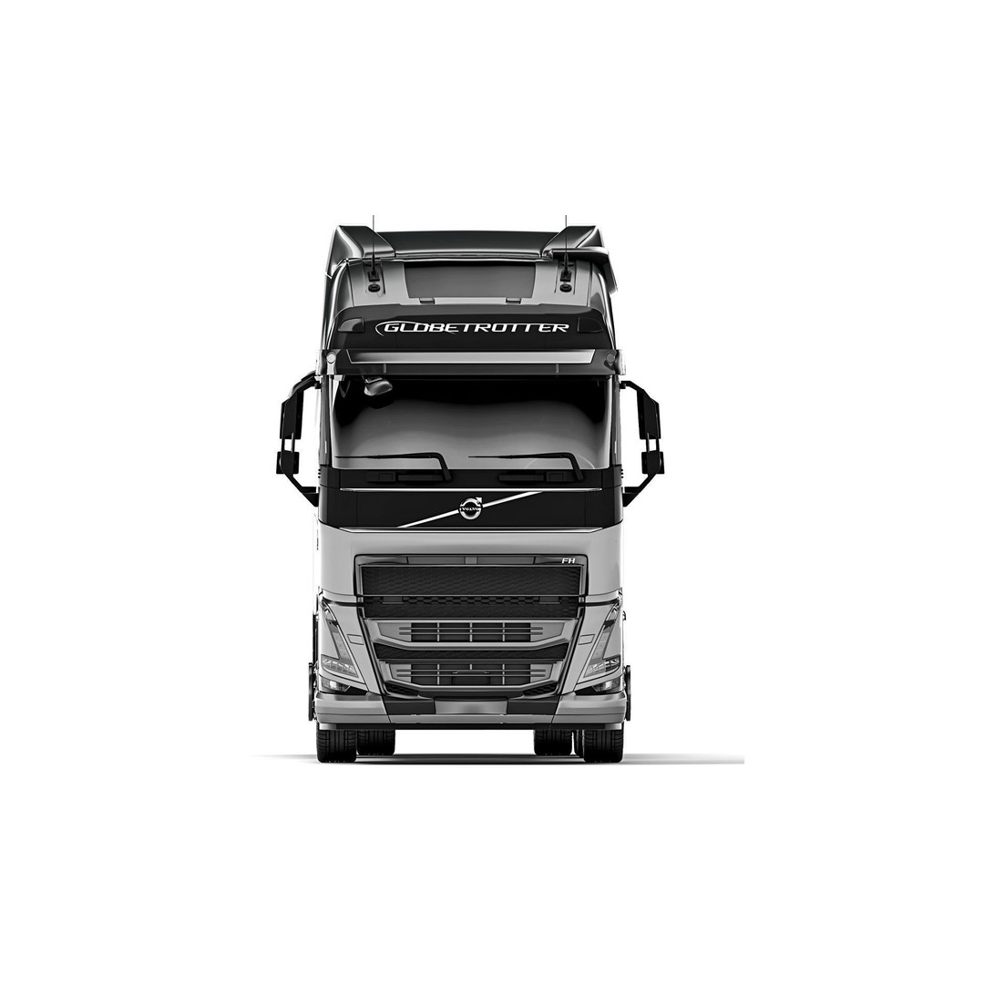 Volvo FH16 3D Model – High Poly Truck with PBR Textures, FBX - View 9