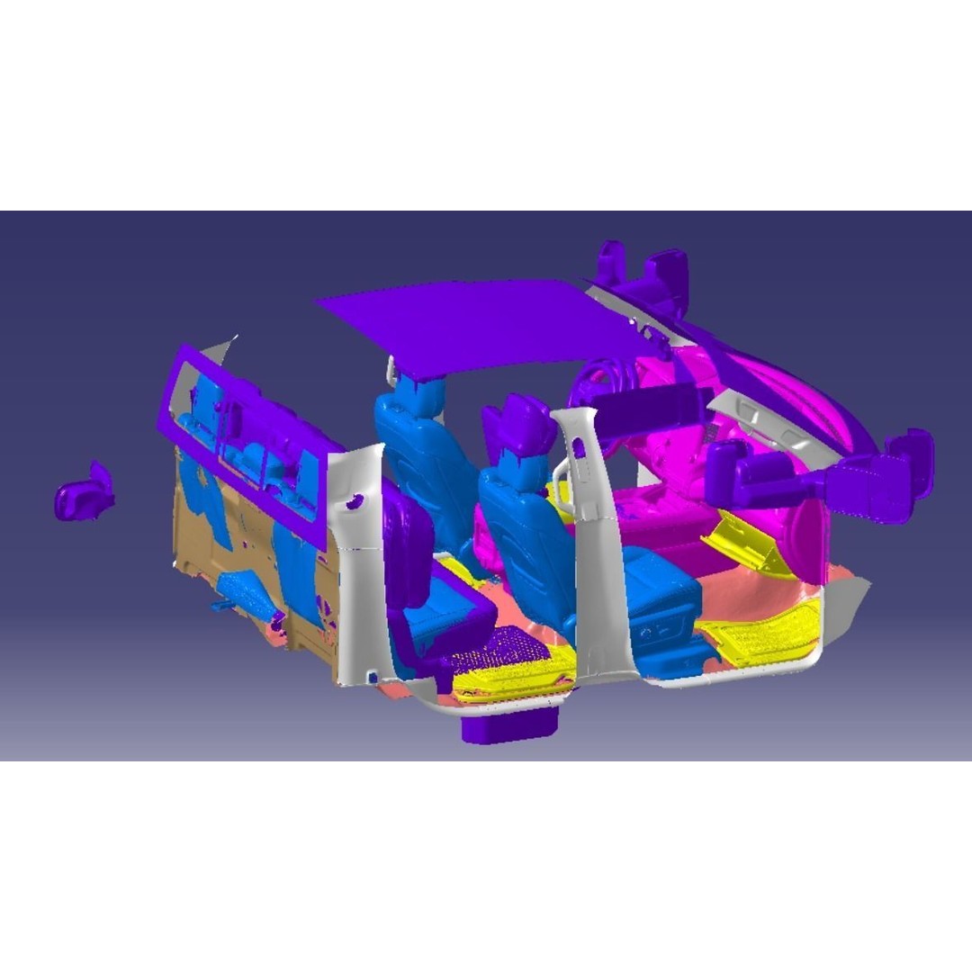 Dodge RAM 1500 Limited Crew Cab 4x4 2019 3D Model – High Detail Vehicle Scan, STL - View 15