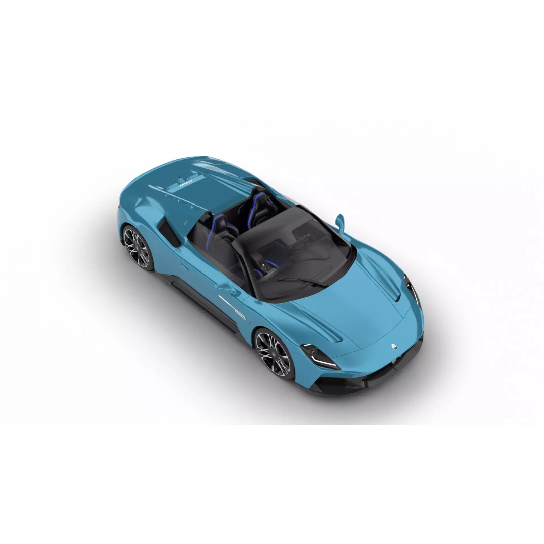 Maserati MCPura Cielo 2026 3D Model – High Poly Rigged Sport Car, FBX, OBJ - View 12