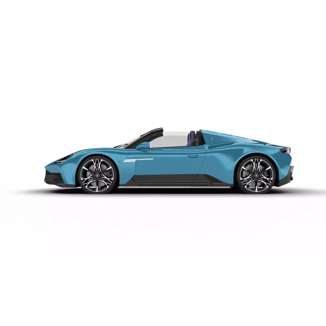 Maserati MCPura Cielo 2026 3D Model – High Poly Rigged Sport Car, FBX, OBJ - View 14