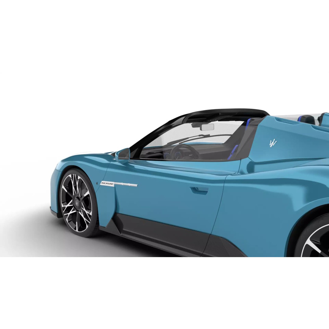 Maserati MCPura Cielo 2026 3D Model – High Poly Rigged Sport Car, FBX, OBJ - View 19
