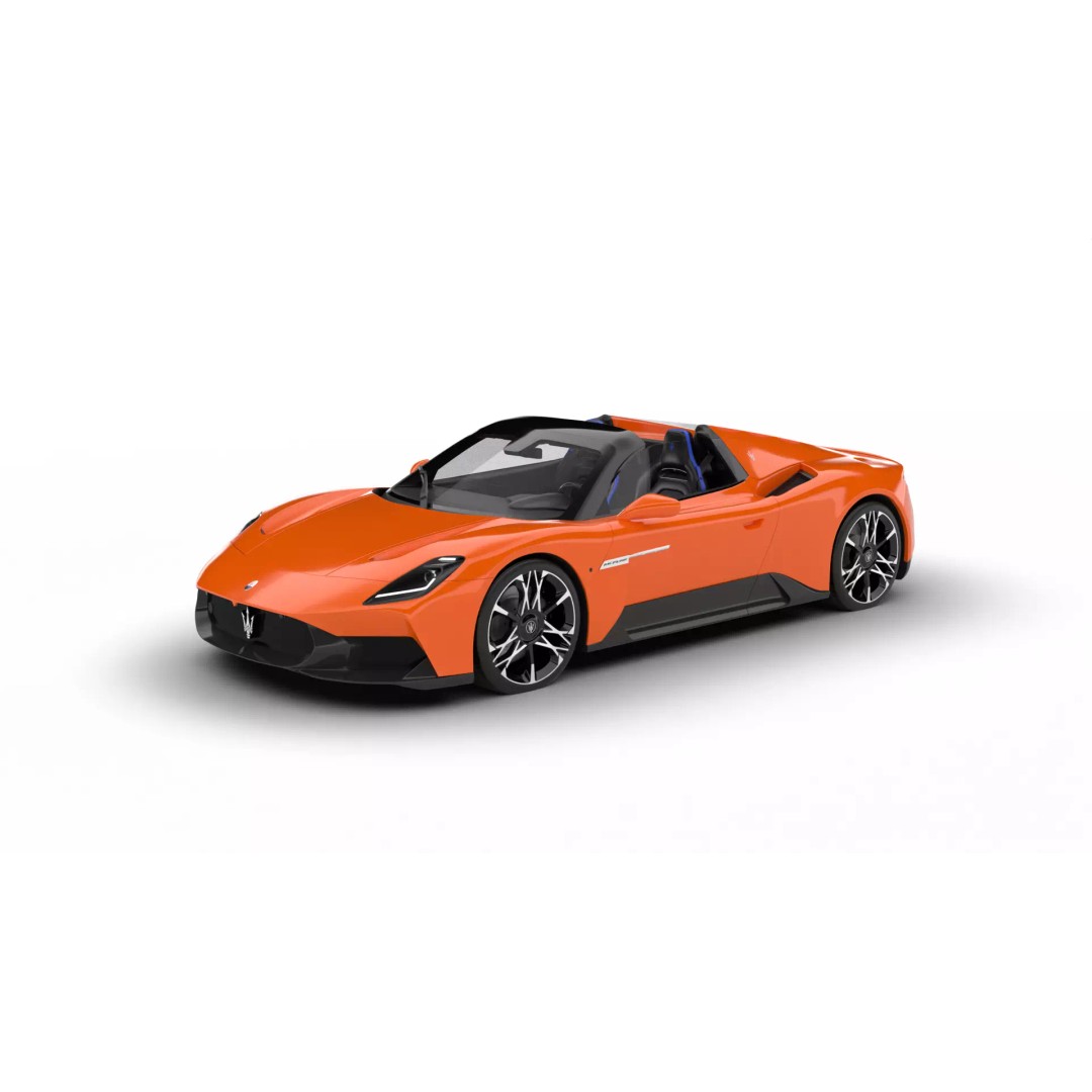Maserati MCPura Cielo 2026 3D Model – High Poly Rigged Sport Car, FBX, OBJ - View 3
