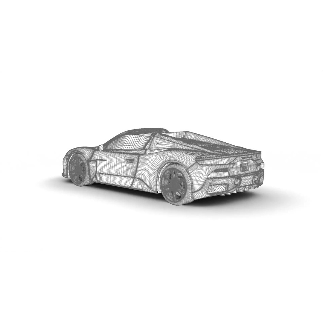 Maserati MCPura Cielo 2026 3D Model – High Poly Rigged Sport Car, FBX, OBJ - View 30