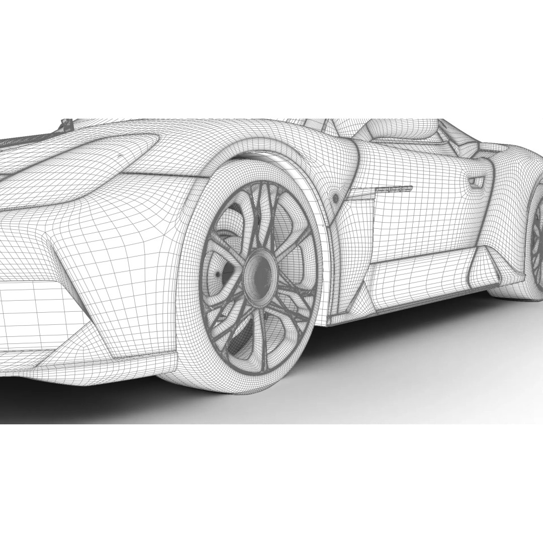 Maserati MCPura Cielo 2026 3D Model – High Poly Rigged Sport Car, FBX, OBJ - View 33