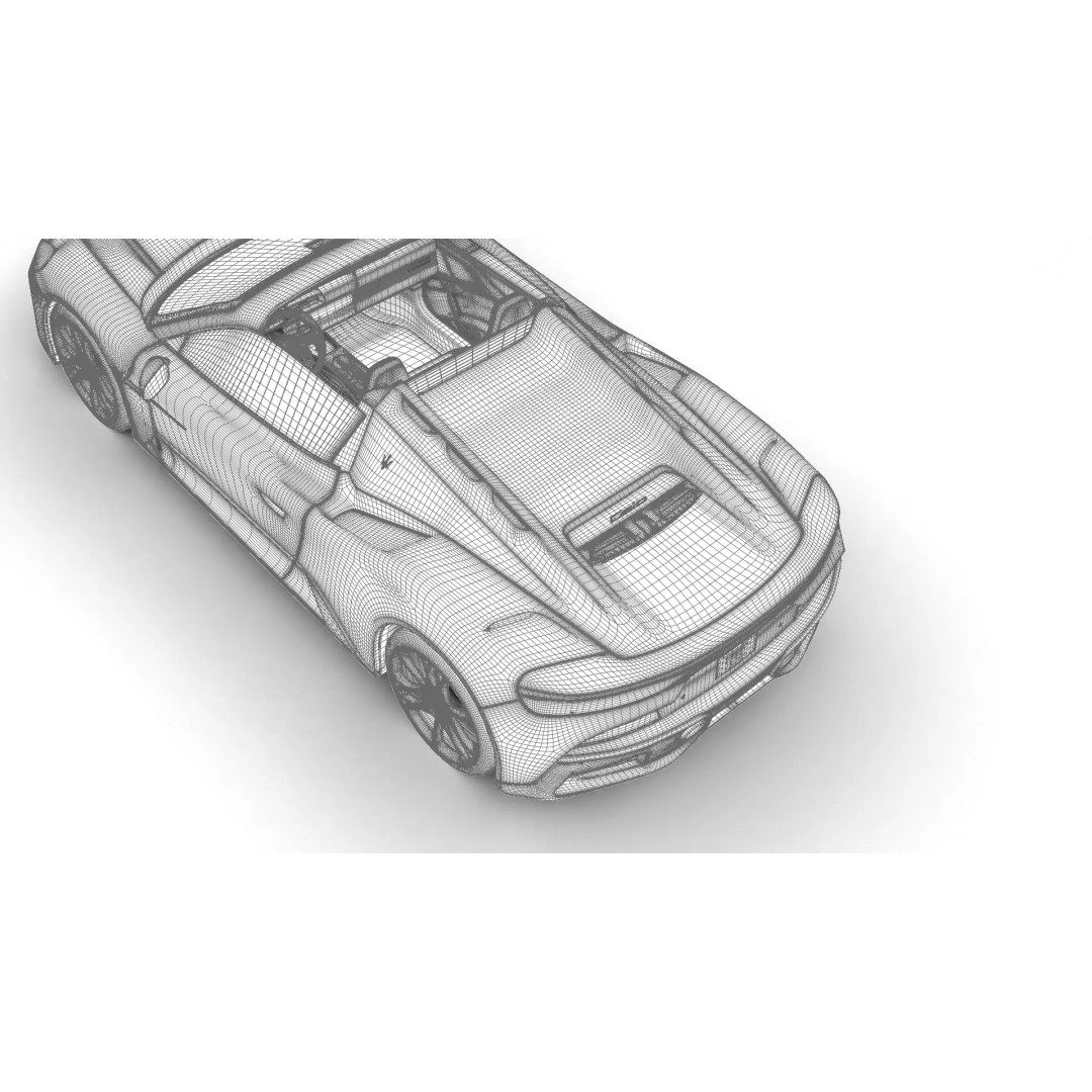 Maserati MCPura Cielo 2026 3D Model – High Poly Rigged Sport Car, FBX, OBJ - View 38