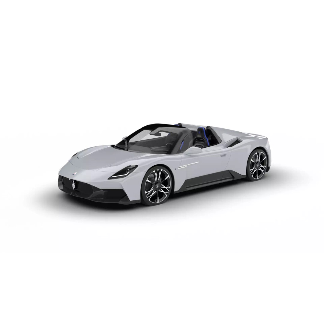 Maserati MCPura Cielo 2026 3D Model – High Poly Rigged Sport Car, FBX, OBJ - View 4