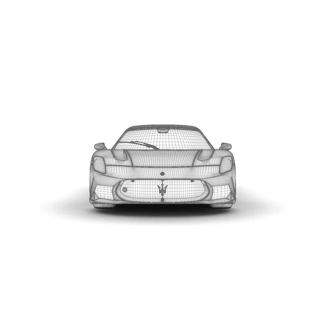 Maserati MCPura Cielo 2026 3D Model – High Poly Rigged Sport Car, FBX, OBJ - View 41