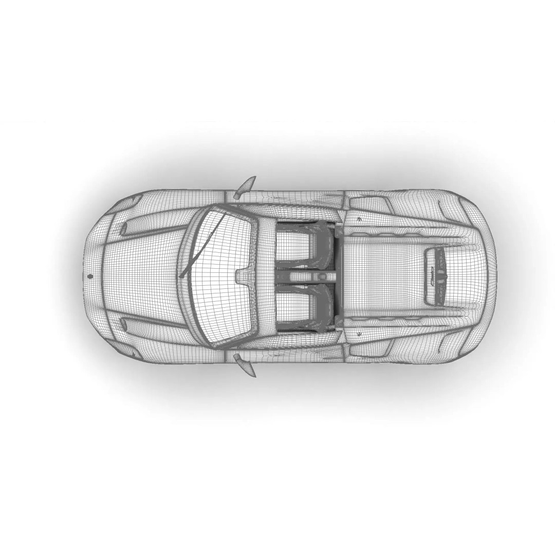 Maserati MCPura Cielo 2026 3D Model – High Poly Rigged Sport Car, FBX, OBJ - View 42