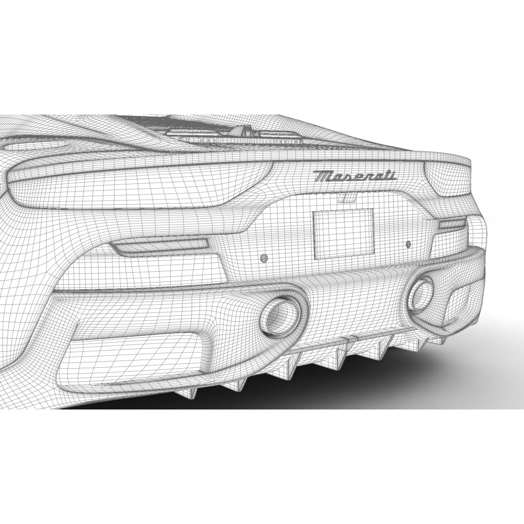 Maserati MCPura Cielo 2026 3D Model – High Poly Rigged Sport Car, FBX, OBJ - View 43
