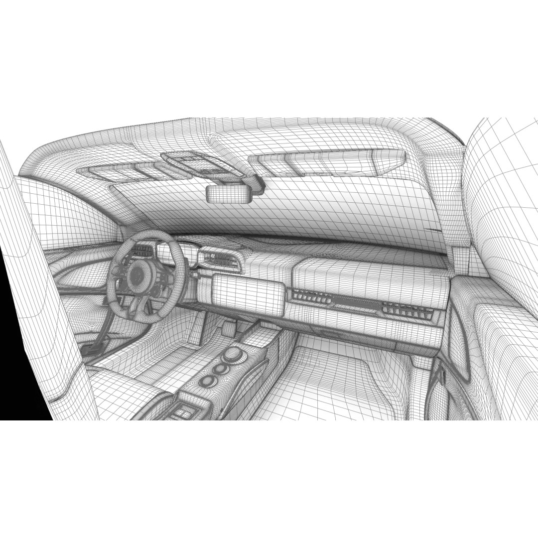 Maserati MCPura Cielo 2026 3D Model – High Poly Rigged Sport Car, FBX, OBJ - View 48