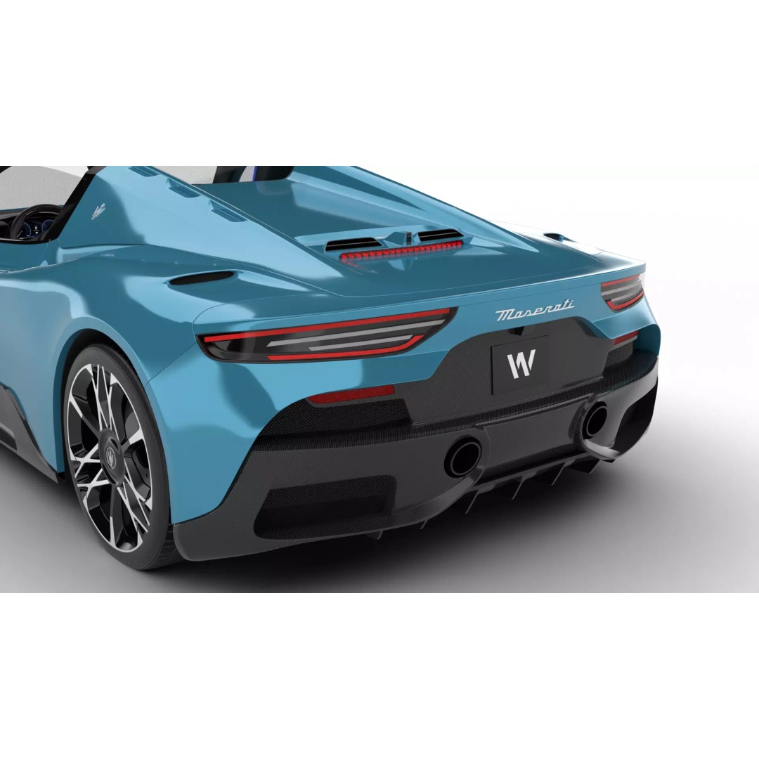 Maserati MCPura Cielo 2026 3D Model – High Poly Rigged Sport Car, FBX, OBJ - View 7