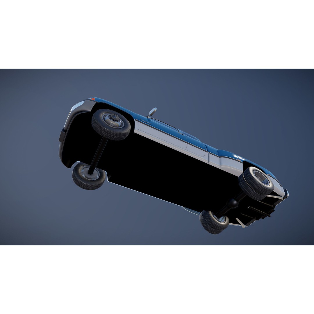 Dodge Ram 1996 3500 Laramie 3D Model – Low Poly Game Ready Asset, FBX - View 27
