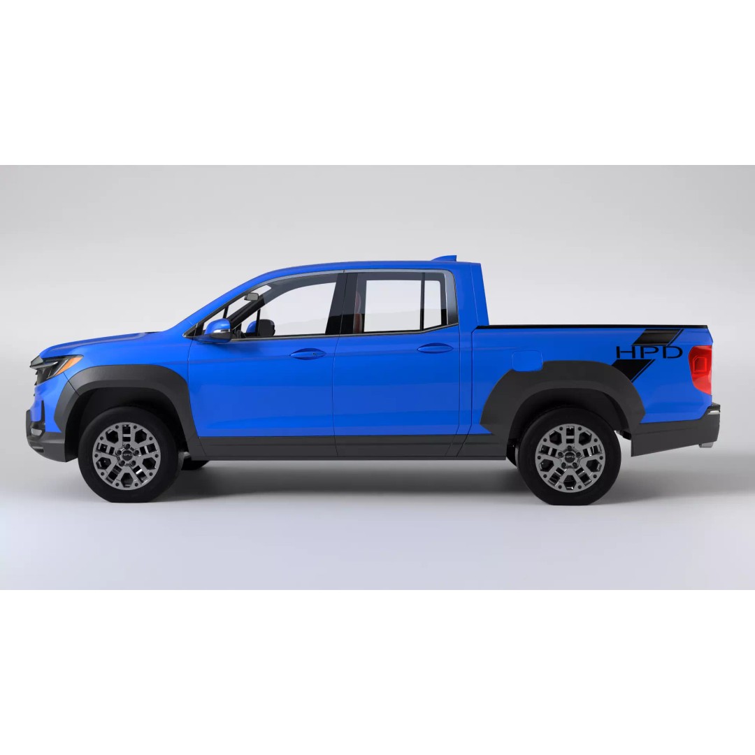 Honda Ridgeline 3D Model – High Poly Realistic Pickup Truck, Blender - View 6