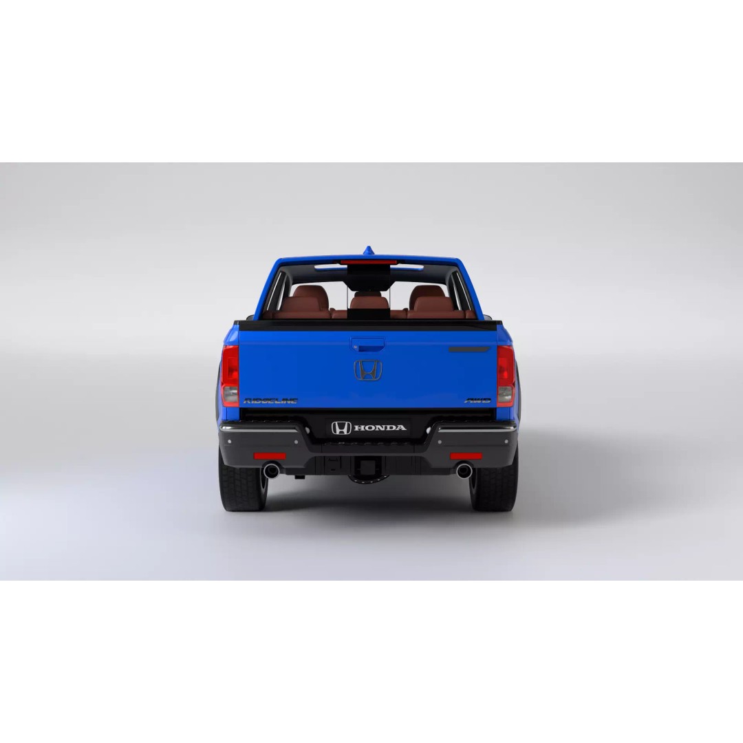 Honda Ridgeline 3D Model – High Poly Realistic Pickup Truck, Blender - View 8