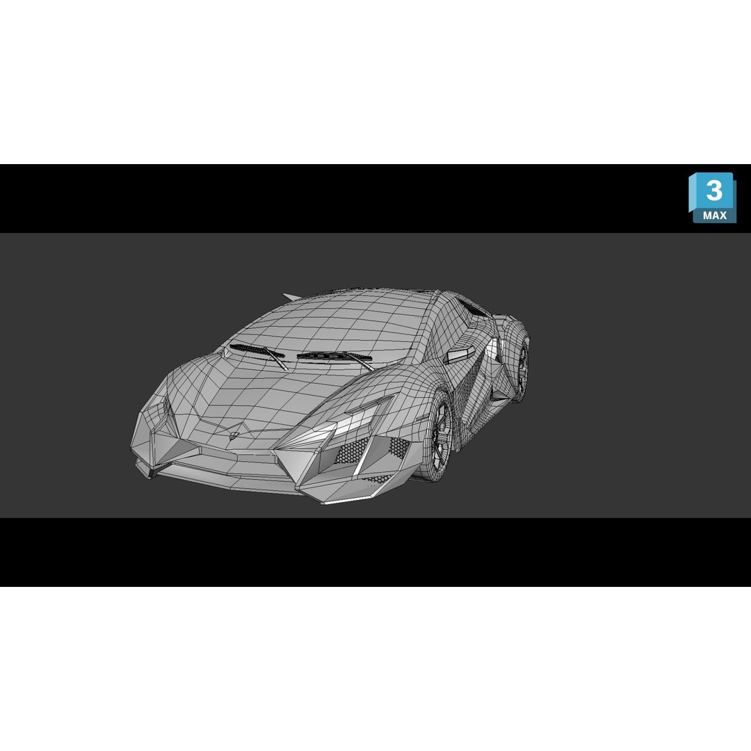 Forsennato Concept Car 3D Model – High Poly PBR Rigged Asset, FBX & Blender - View 15