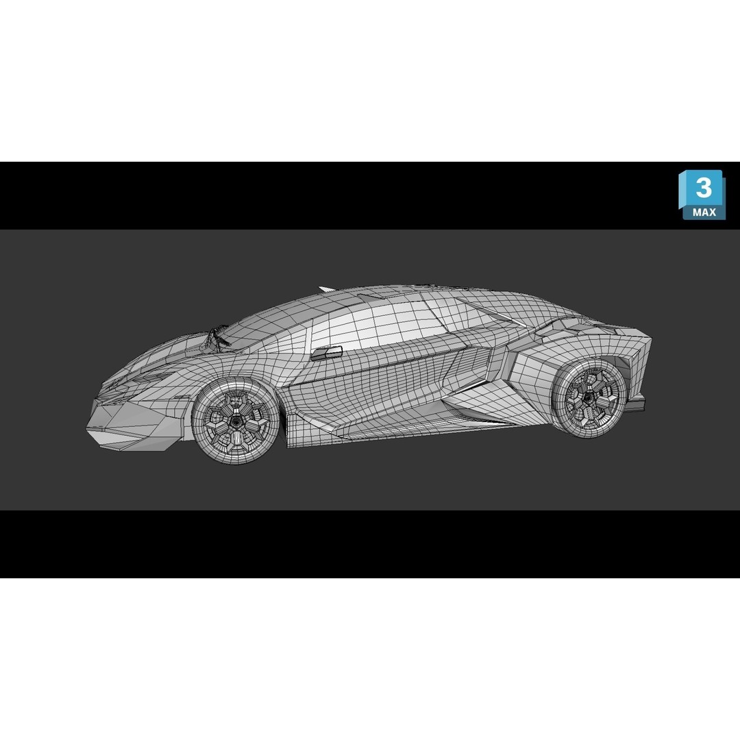 Forsennato Concept Car 3D Model – High Poly PBR Rigged Asset, FBX & Blender - View 16