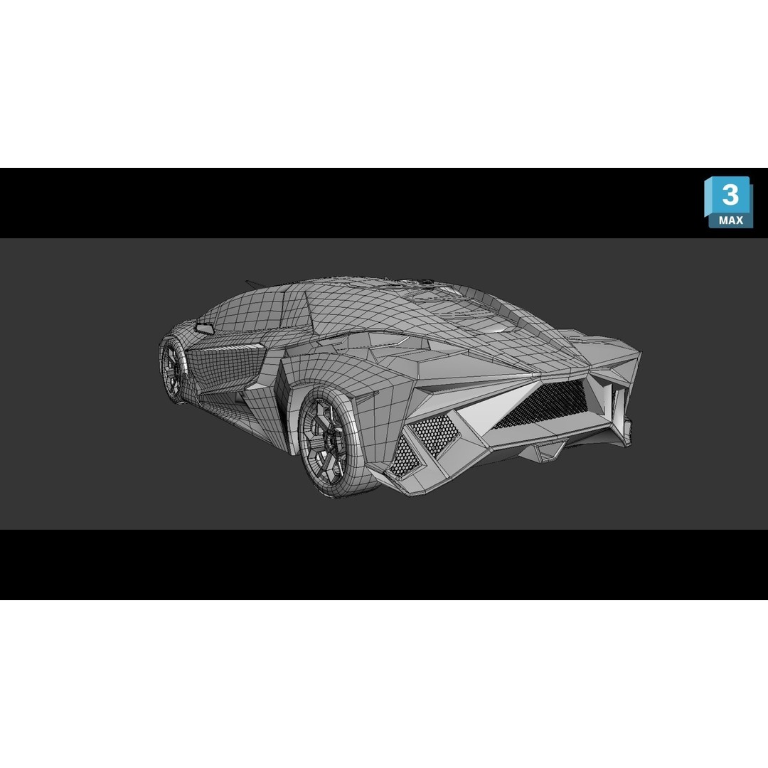 Forsennato Concept Car 3D Model – High Poly PBR Rigged Asset, FBX & Blender - View 17