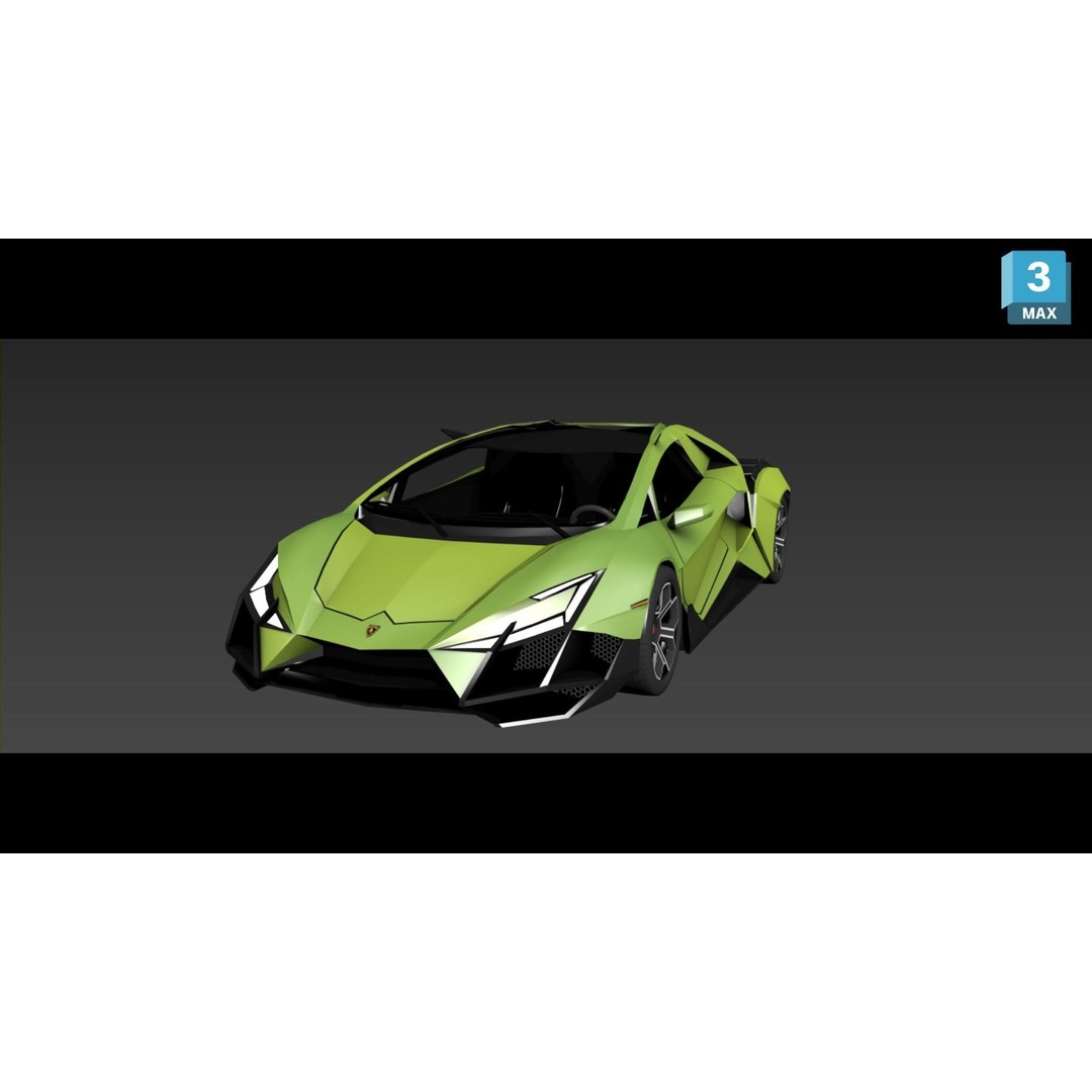 Forsennato Concept Car 3D Model – High Poly PBR Rigged Asset, FBX & Blender - View 22