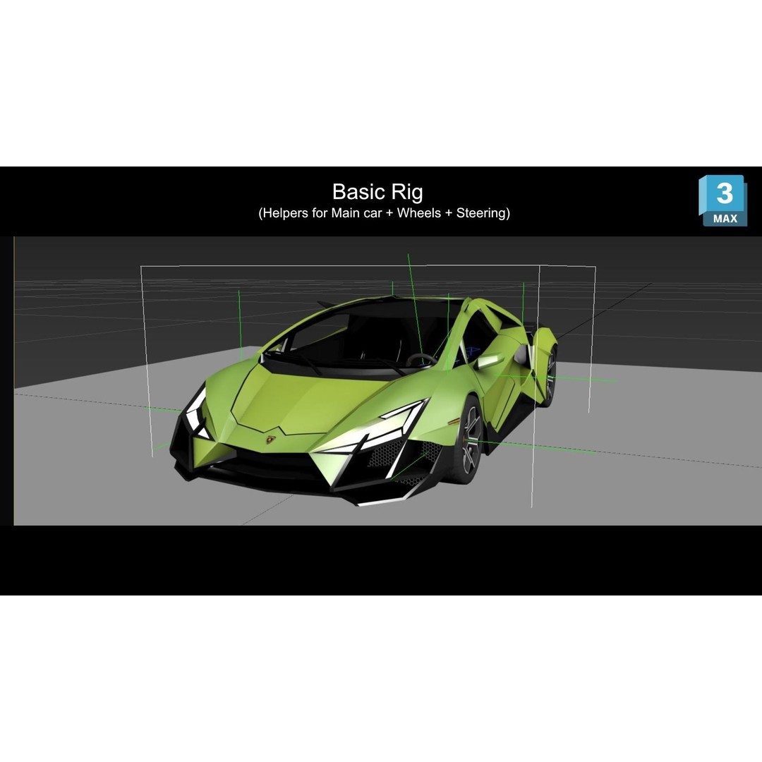 Forsennato Concept Car 3D Model – High Poly PBR Rigged Asset, FBX & Blender - View 28