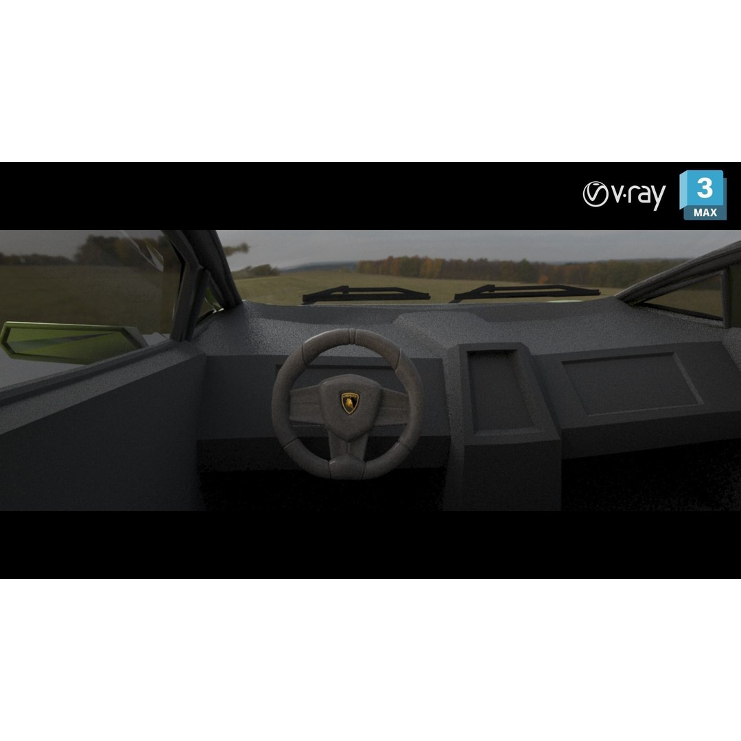 Forsennato Concept Car 3D Model – High Poly PBR Rigged Asset, FBX & Blender - View 29