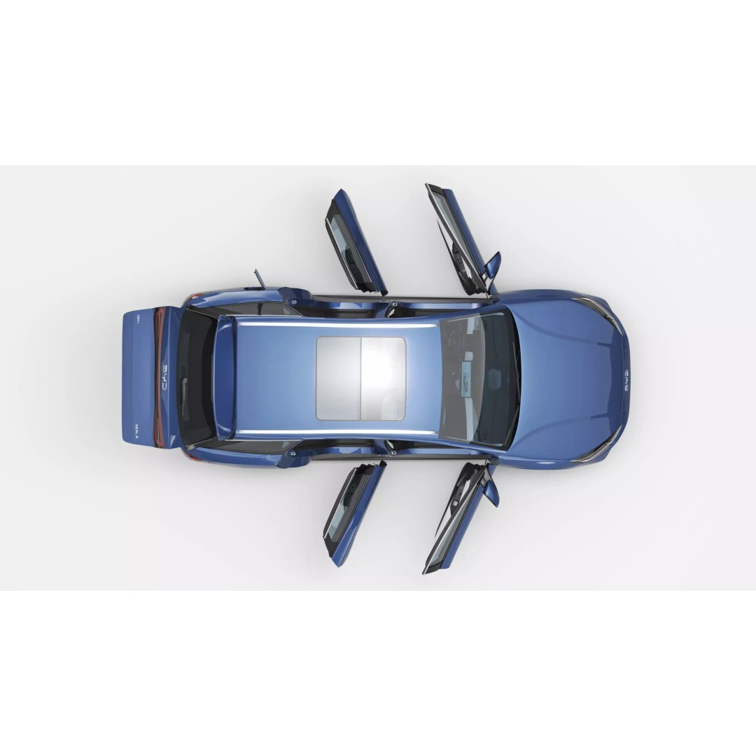 2025 BYD Seal 3D Model – High Poly Sport Car with Interior, FBX, Blender - View 11