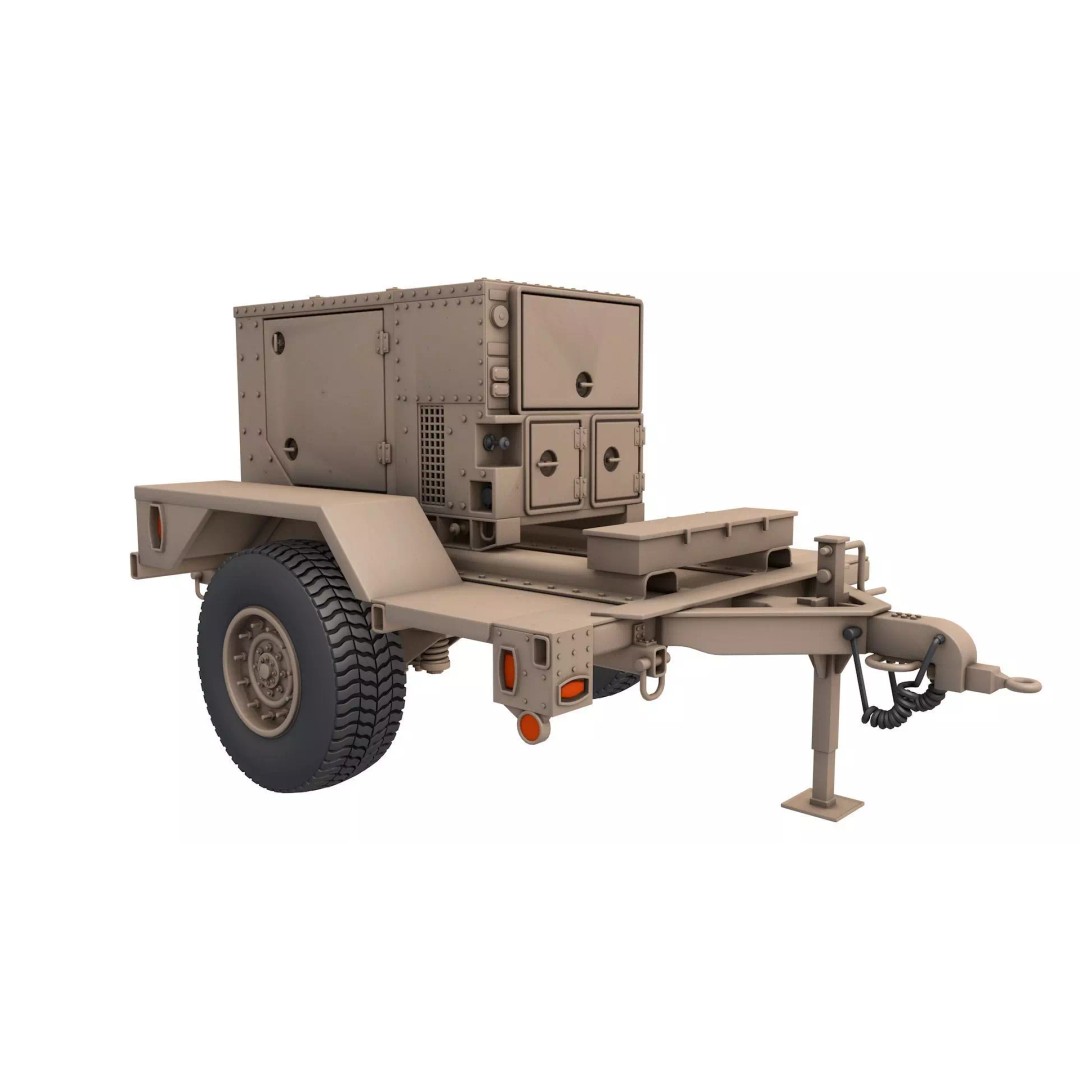 Military Generator MEP 803A 3D Model – High-Quality PBR Asset, FBX, OBJ - View 2