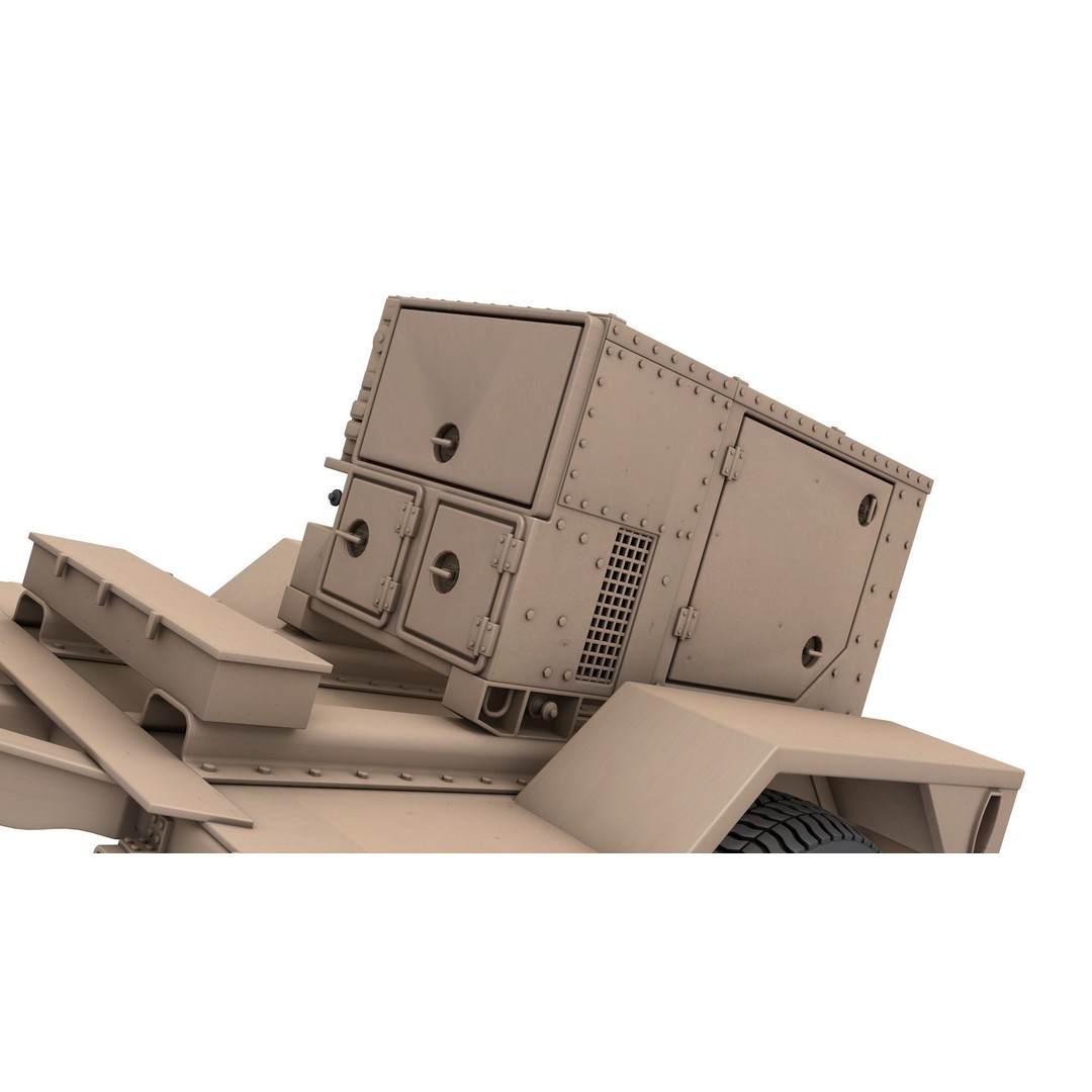 Military Generator MEP 803A 3D Model – High-Quality PBR Asset, FBX, OBJ - View 3