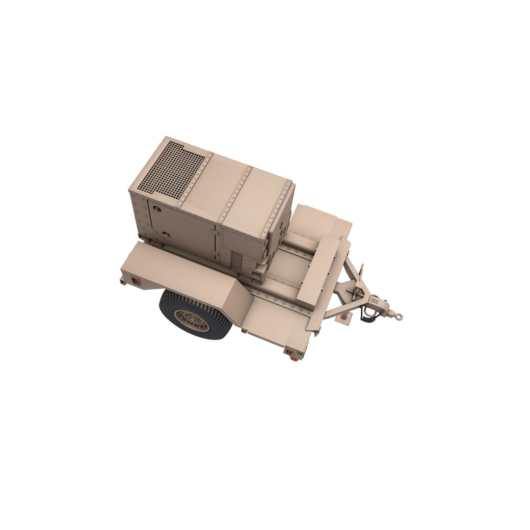 Military Generator MEP 803A 3D Model – High-Quality PBR Asset, FBX, OBJ - View 7