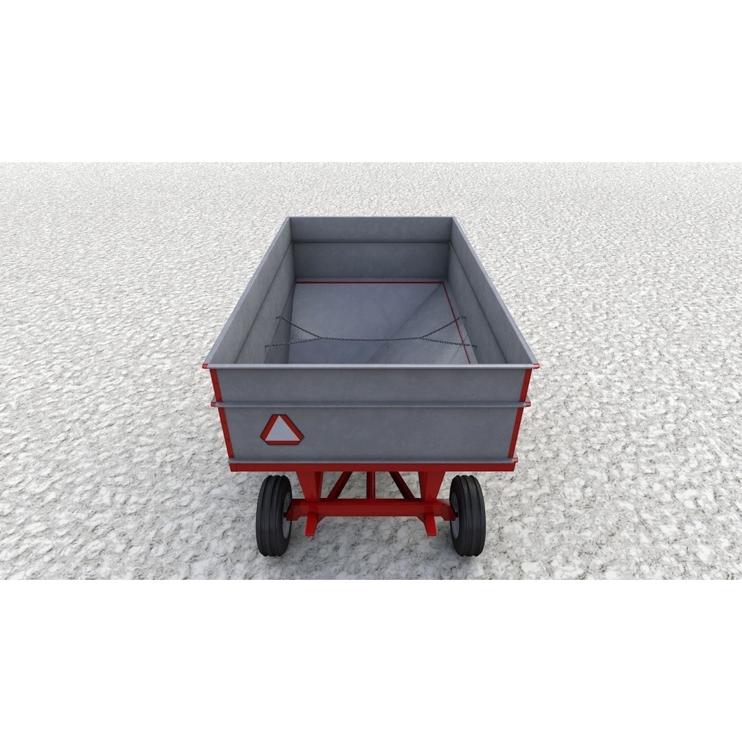 Heider Gravity Flow Wagon 3D Model – High Detail Industrial Asset, FBX - View 14