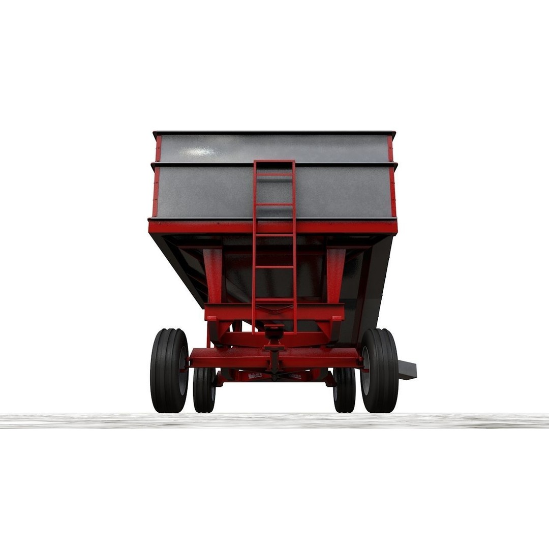 Heider Gravity Flow Wagon 3D Model – High Detail Industrial Asset, FBX - View 15