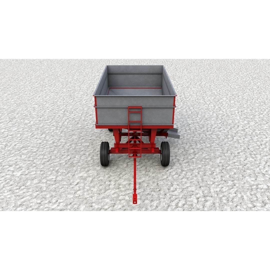 Heider Gravity Flow Wagon 3D Model – High Detail Industrial Asset, FBX - View 16