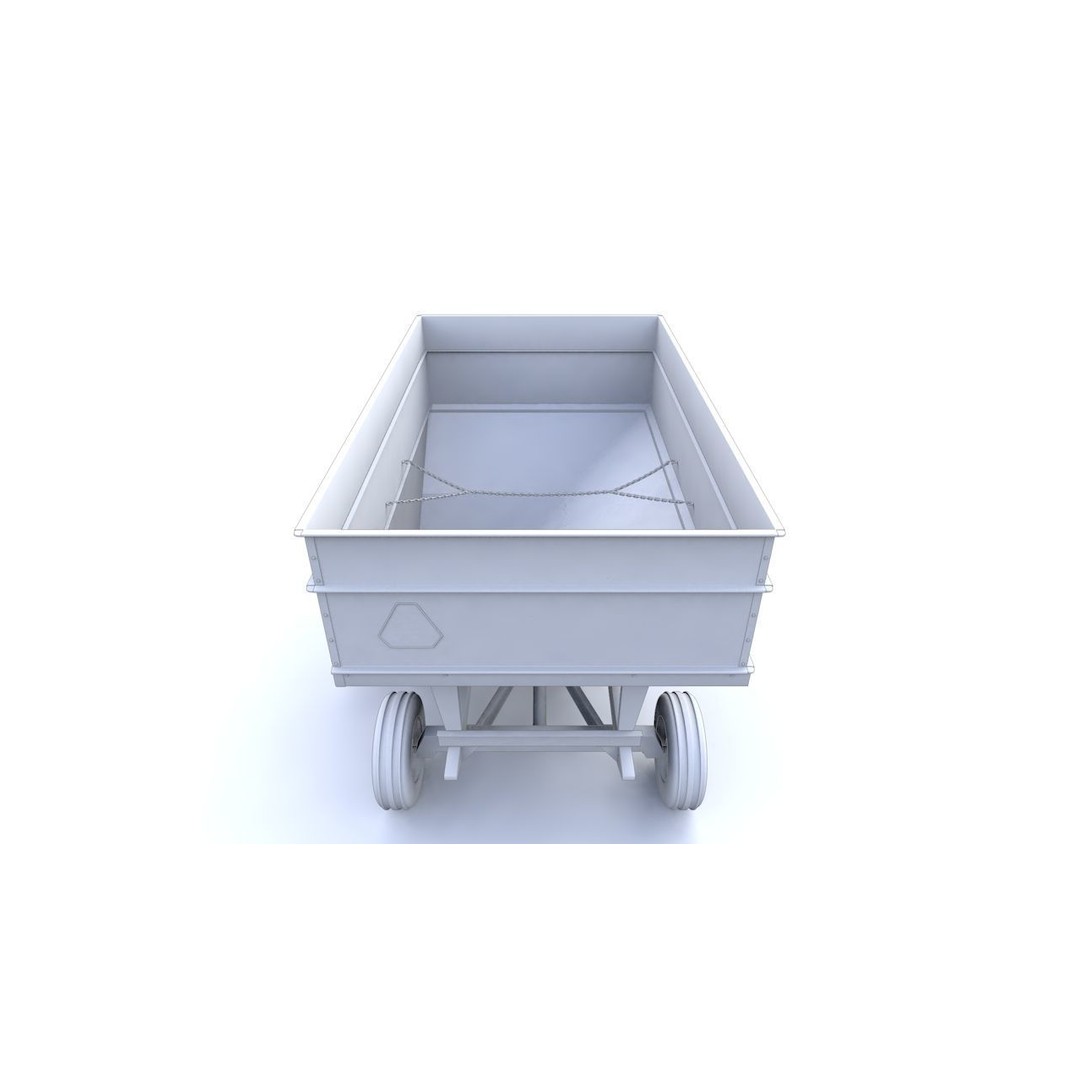 Heider Gravity Flow Wagon 3D Model – High Detail Industrial Asset, FBX - View 19
