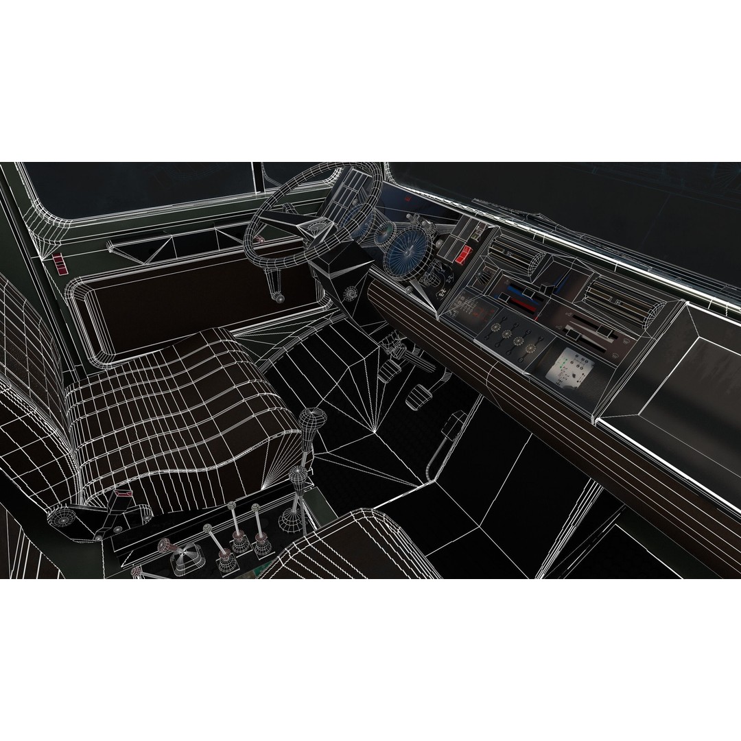 Unimog Military 3D Model – Low Poly PBR Vehicle, FBX, Game Ready - View 13