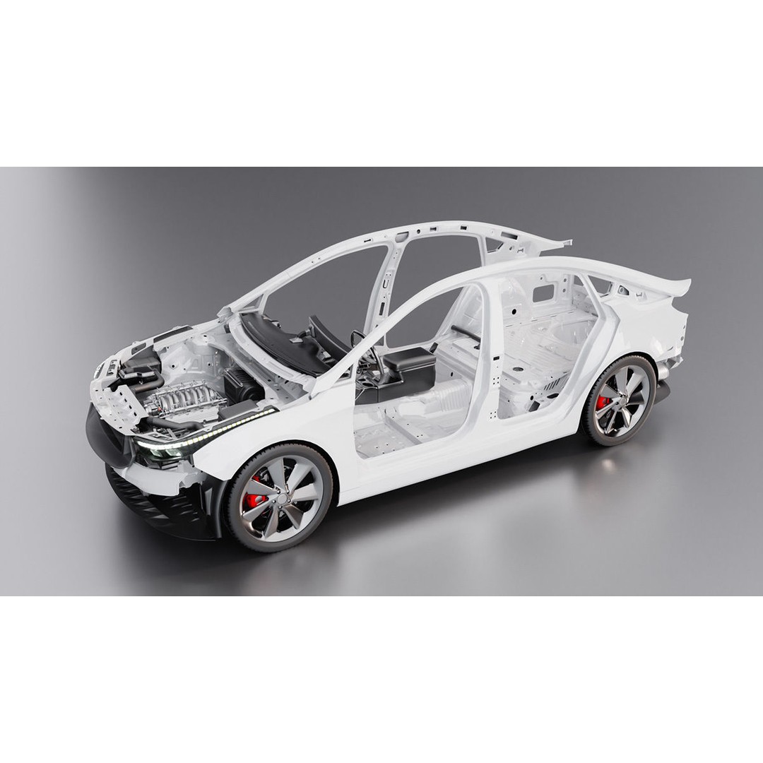 Sportback 3D Model – Generic Vehicle Asset with Customizable Features - View 6