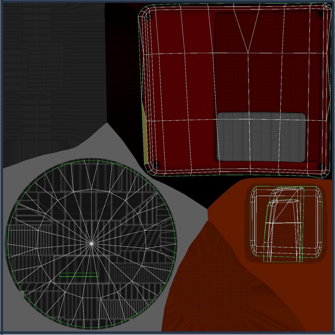 70s 4x4 Offroad Car 3D Model – Low Poly Game Ready, FBX - View 49