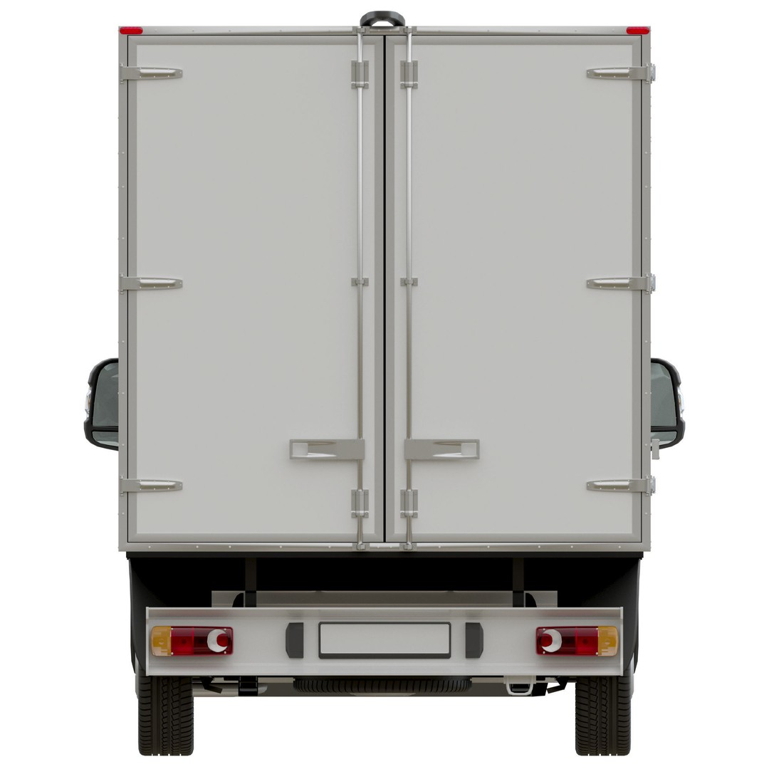 Fiat Ducato L4H1 Cargo 3D Model – High Poly Commercial Van, FBX - View 10
