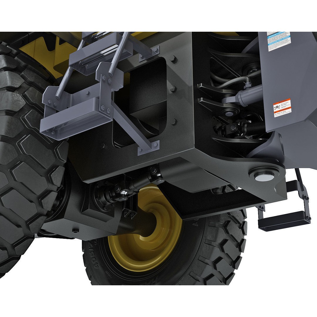 Komatsu WA250 Wheel Loader 3D Model – High-Detail Industrial Asset, FBX, OBJ - View 20