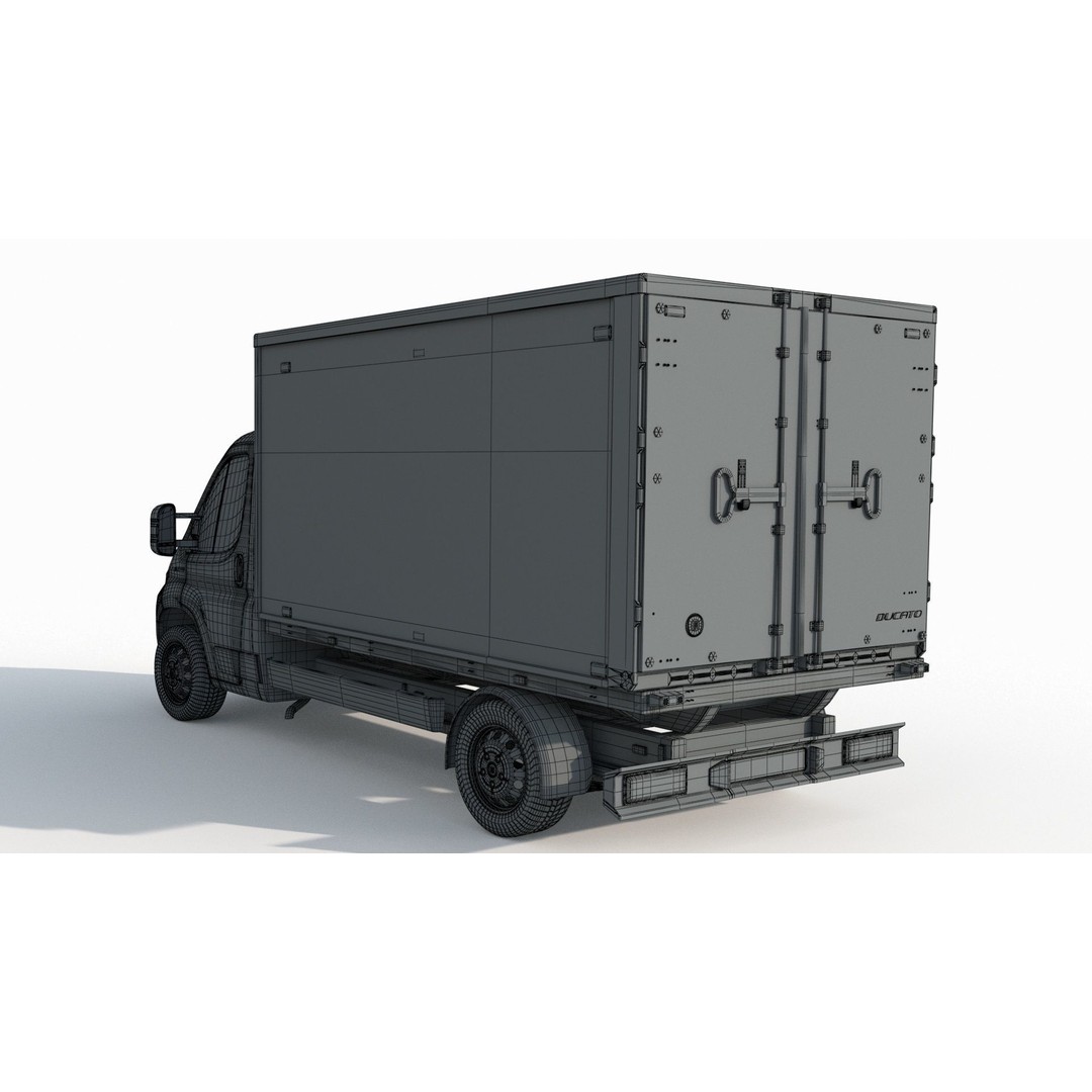 Ducato Double Cabin Case 3D Model – High-Detail Vehicle Asset, FBX, OBJ - View 12