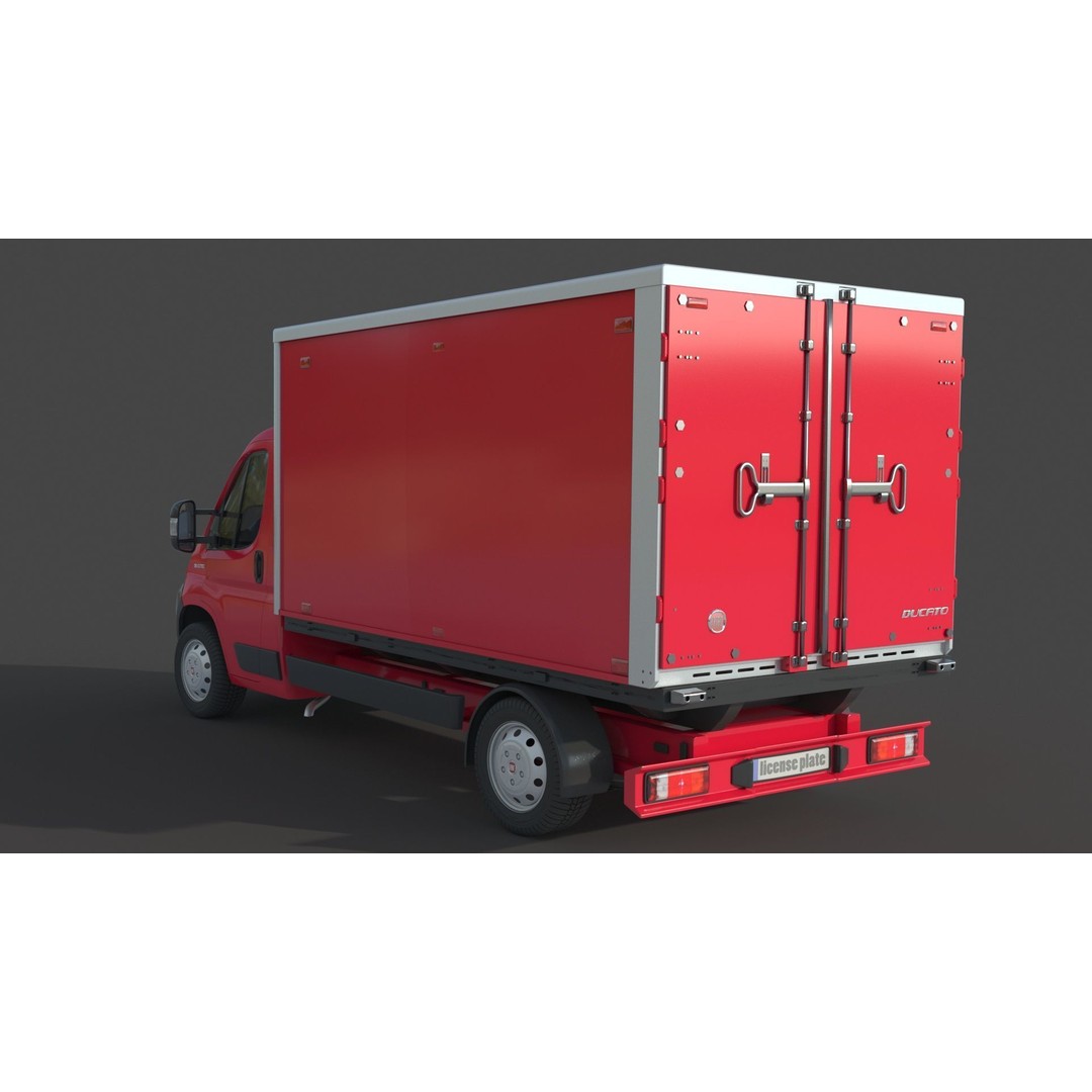 Ducato Double Cabin Case 3D Model – High-Detail Vehicle Asset, FBX, OBJ - View 7